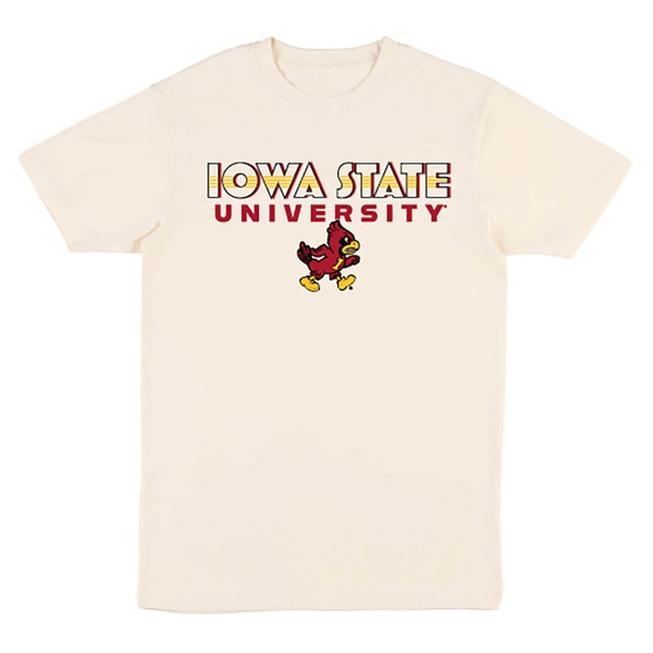 College House Walking Cy Vintage White Heavy Weight Short Sleeve T-shirt vendor image